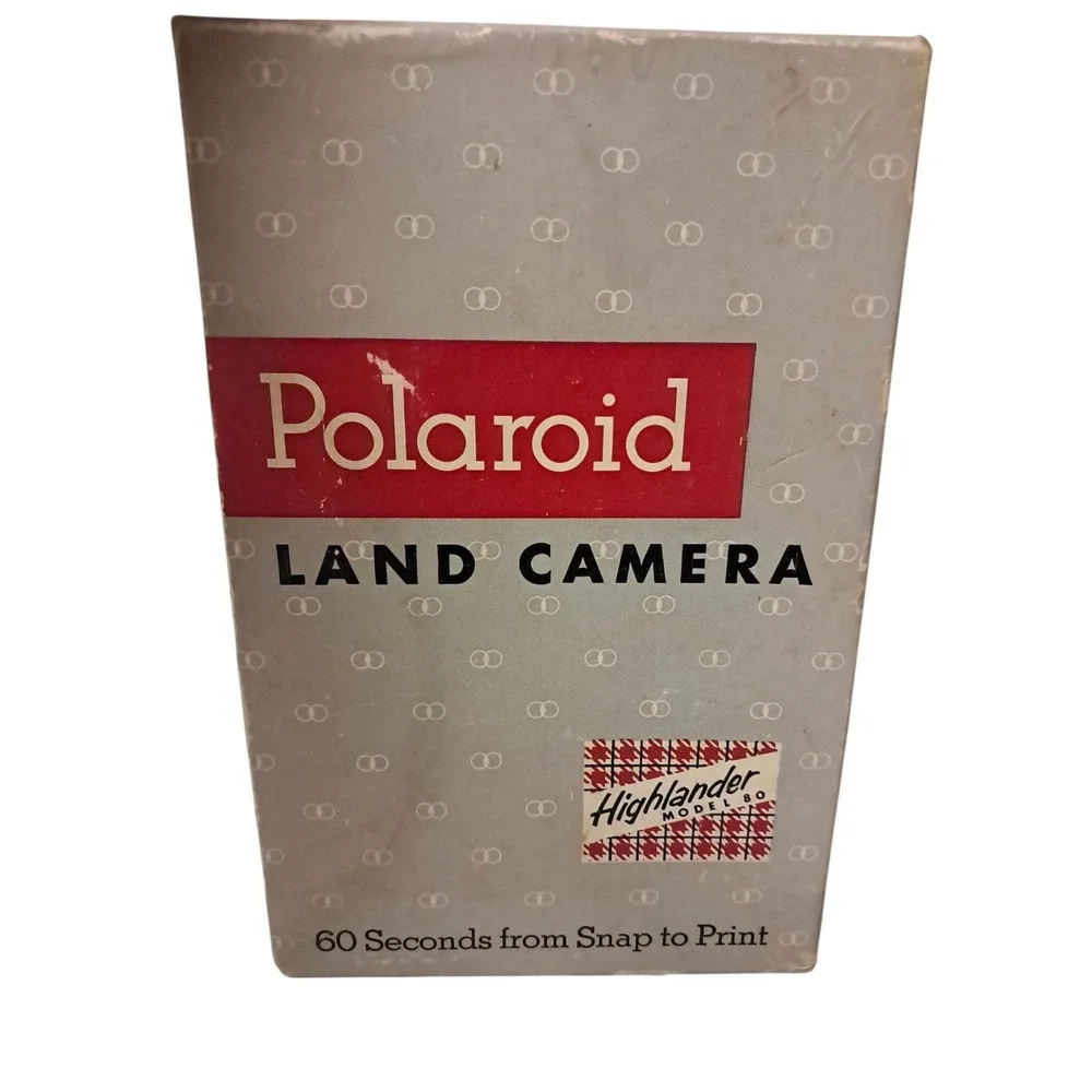 VTG Polaroid Land Camera Highlander Vintage Model 80 NOT TESTED